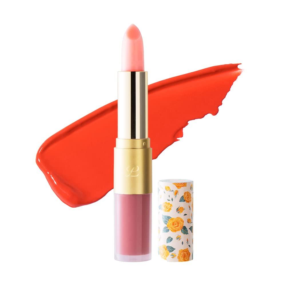 

PETALO 2-in-1 Chiffon Tint & Balm Matte Tint - High Color Payoff, Long-lasting, Korean Makeup Style, Moisturizing (04 Queen Orange)
