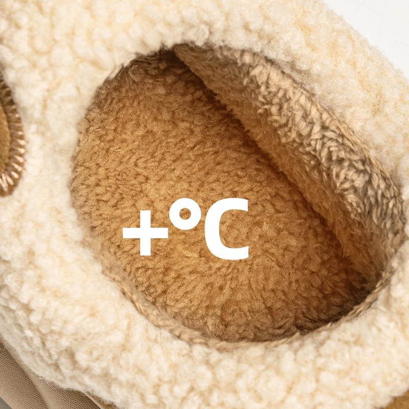 Bag heel cotton slippers women's autumn and winter new indoor home heating velvet outer wear cotton shoes women's winter