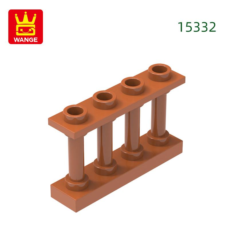 

65Pcs/lot 15332 Fence Railing Building Block Moc Hue Castle Attachments Works With Brick DO-IT-YOURSELF Children s ToyS about 65pcs