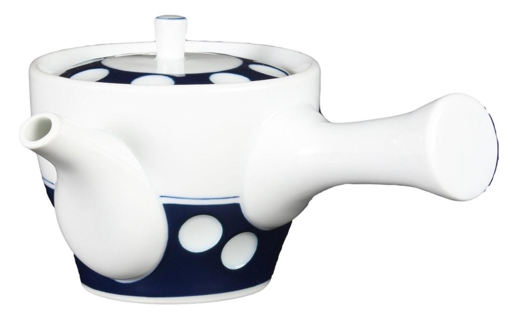 Hasami Ware Medium-sized Teapot with Polka Dot Pattern 62497