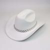 European, American British style jazz hat men's and women's high-end flash rhinestone accessory hat western cowboy hat