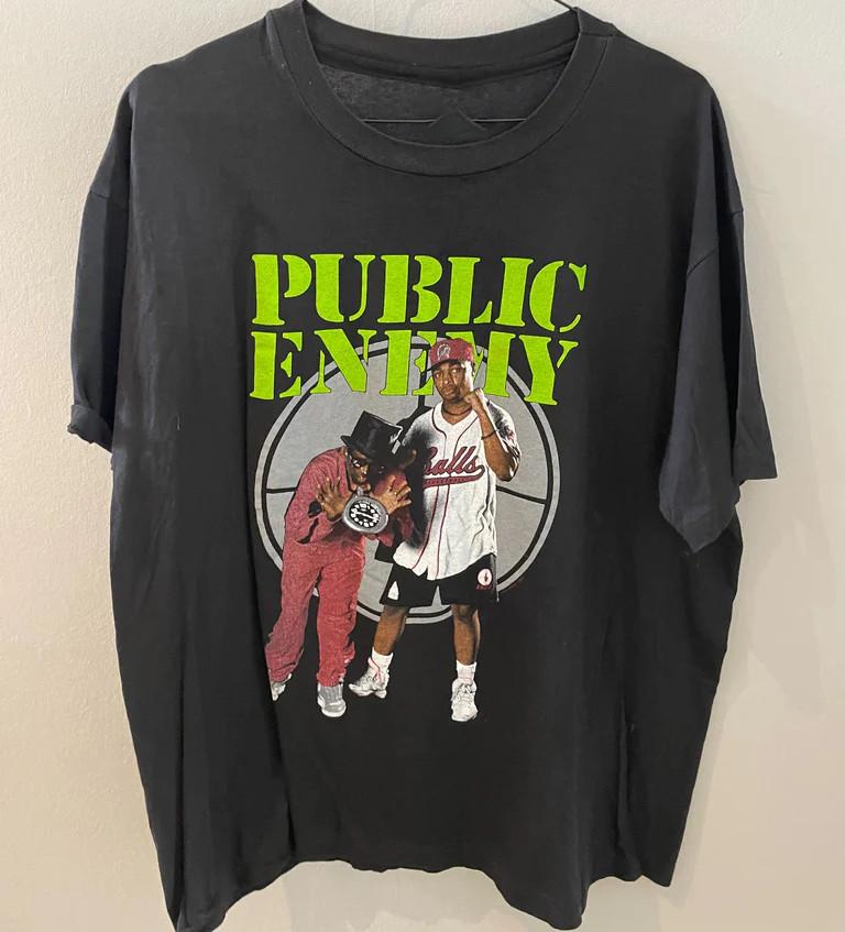 VTG Public Enemy Apocalypse 91 Shirt Funny Band Black Unisex S-5XL ND719 Unisex T-Shirt S