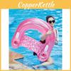 U-shaped Water Float Lounger With Handle Thick Inflatable Pool Float Adult Lounge Chair Yellow