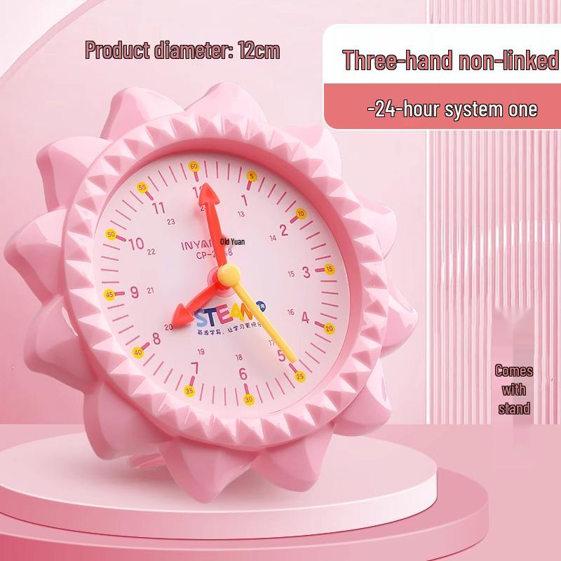 

Montessori Math Clock for Children: Time Recognition Teaching Aid for First Grade Learning