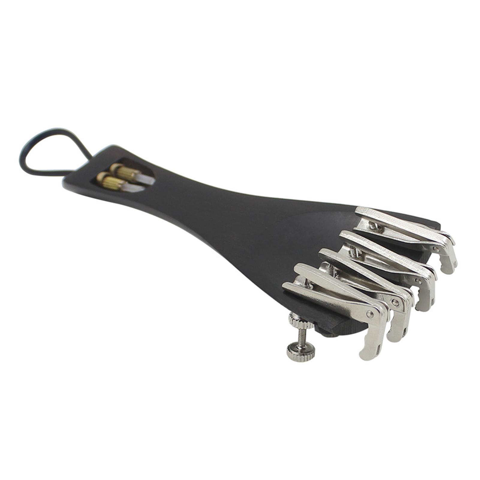 

3 in 1 Ebony Tailpiece with Rope Fine Tuners Kits Set for 4 3 4 4 Violin Replacement Part