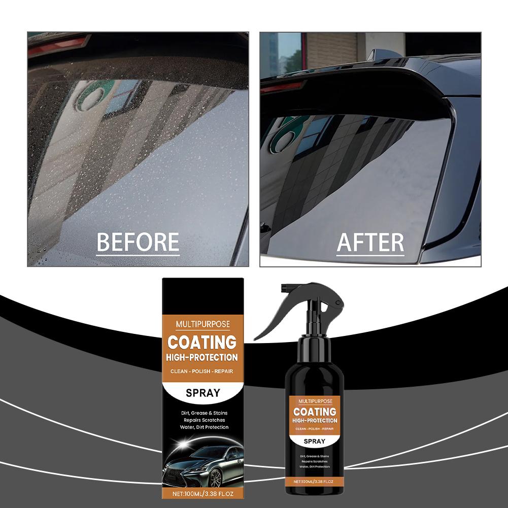 3 In 1 High Protection Quick Car Coating Spray, Nexa Turbo Shine, Nexa Car Scratch Remover