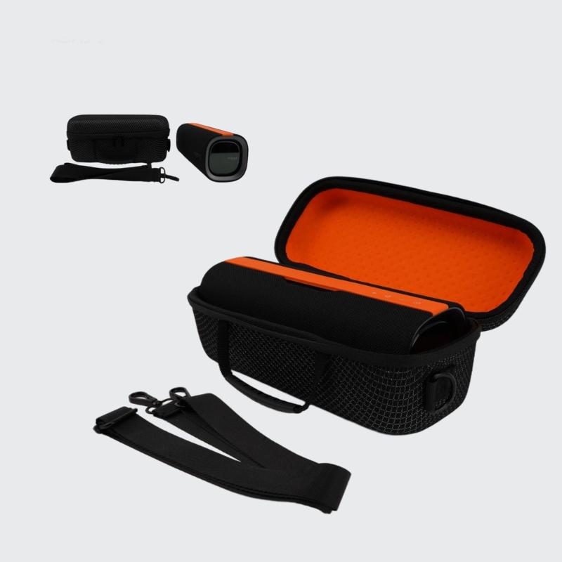 Scratch Resistant Protective Case For Sound Party Wireless Speaker With Breathable Sound Holes Double Carry Option