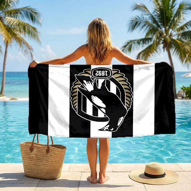 Collingwood Mode Strandtuch: Ideal für Sommerabenteuer Weich, saugfähig und schnell trocknend geeignet zum Schwimmen und Baden
