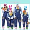 Charming Rabbit Themed Dress-up Costume For Preschoolers And Adults Made From Premium Bamboo Fiber