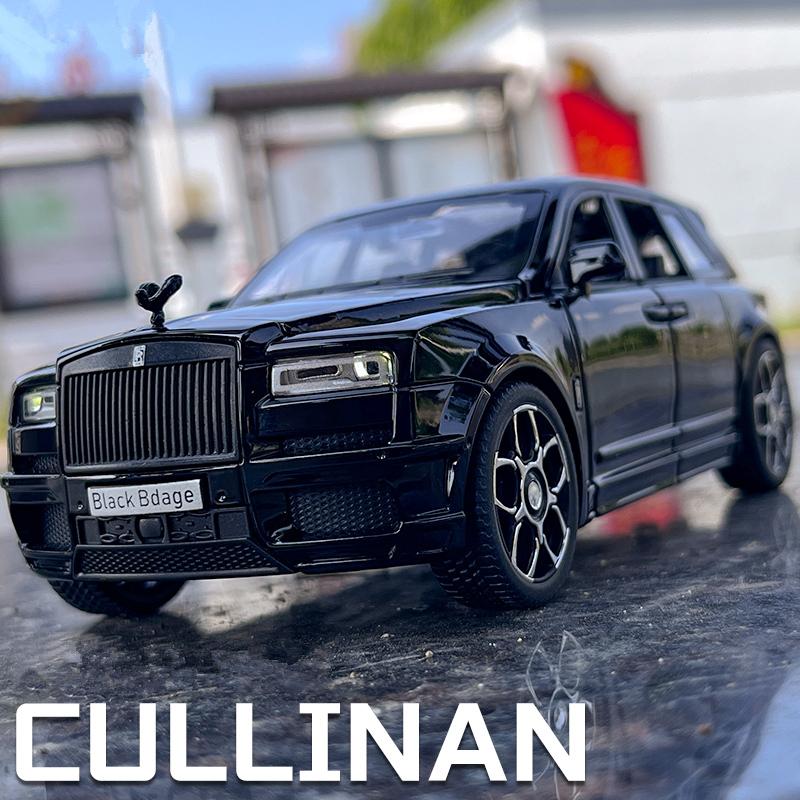 1/32 Rolls Royce Cullinan SUV Slitinový Luxusní Model Auta Odlévaný Kovový Model Auta Vozidla Model Simulace Zvuk a Světlo Dětský Dárek