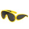 Oversized Y2K Punk One-Piece Sunglasses Women Sports Wave Mask Sun Glasses Luxury Steampunk Eyewear