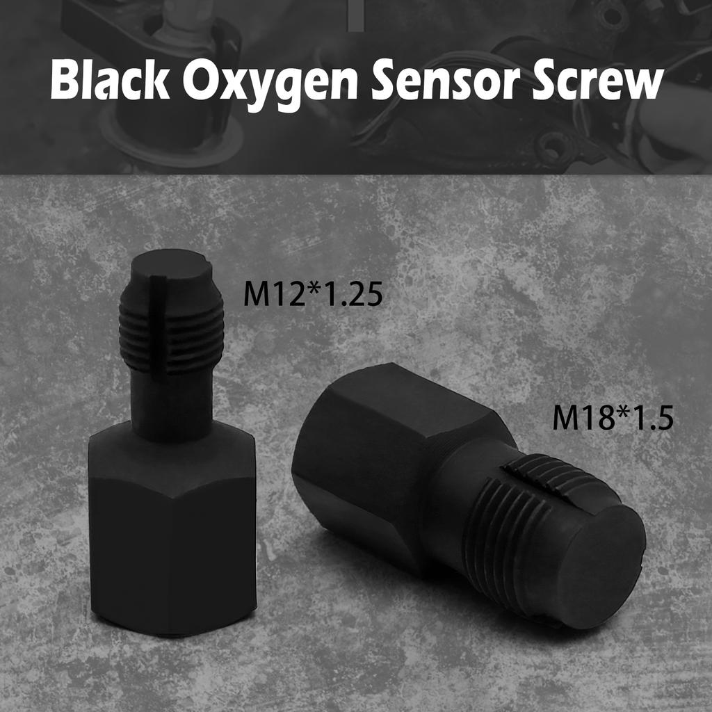 5pcs/set Oxygen Sensor Wrench Kit for Automotive O2 Socket Removal Install Offset Vacuum Sensor Socket Thread Chaser Hand Tool
