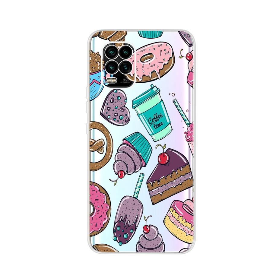 For Xiaomi Mi 10 Lite 5G Case Cute Cat Butterfly Soft Silicone Phone Cases For Xiaomi Mi 10 Lite 10Lite Back Cover Fundas Bumper