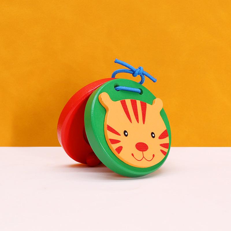 Animal Orff Wooden Castanets - Early Education Children's Percussion Toy