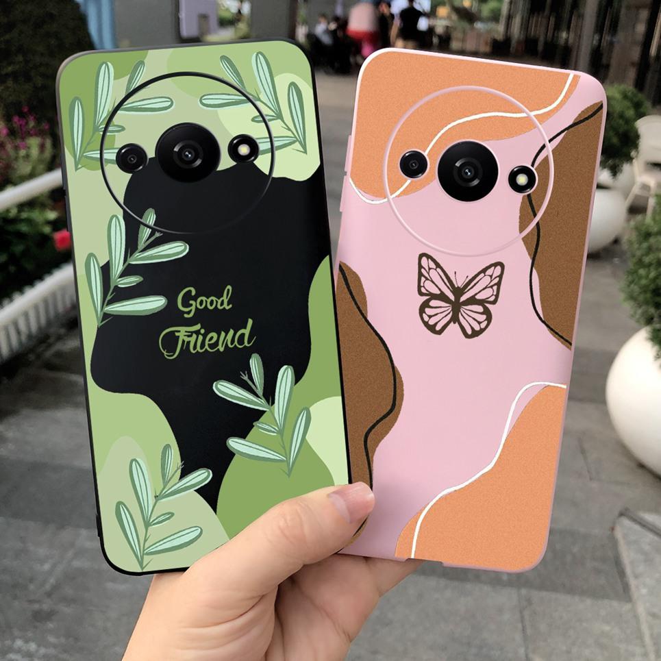 For Funda Xiaomi Redmi A3 Case Women Fashion Girly Flower Butterfly Bumper For Xiaomi Mi A3 Mia3 RedmiA3 Coque Soft Silicone