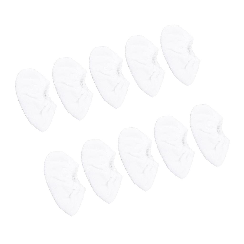 10pcs Handheld Steam Mop Pads Steam Cleaner Microfiber Cloths Cover Replacement Accessories for Stea