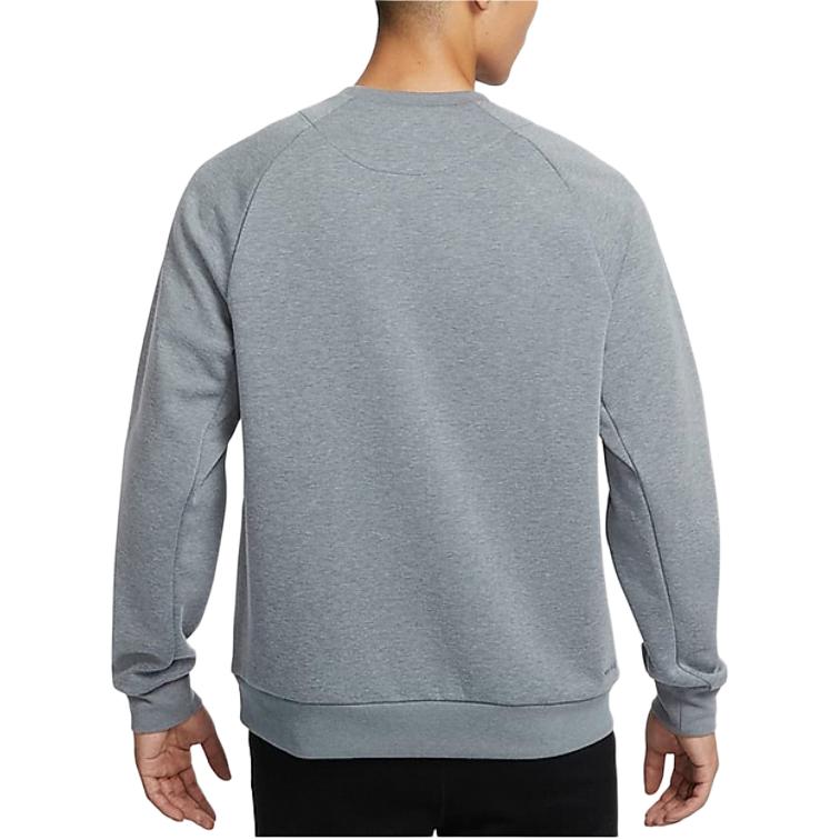 Nike Primary Dri-Fit Solid Color Comfortable Quick-Dry Versatile Crewneck Sweatshirt Men Sweatshirt Gray FZ0972-065
