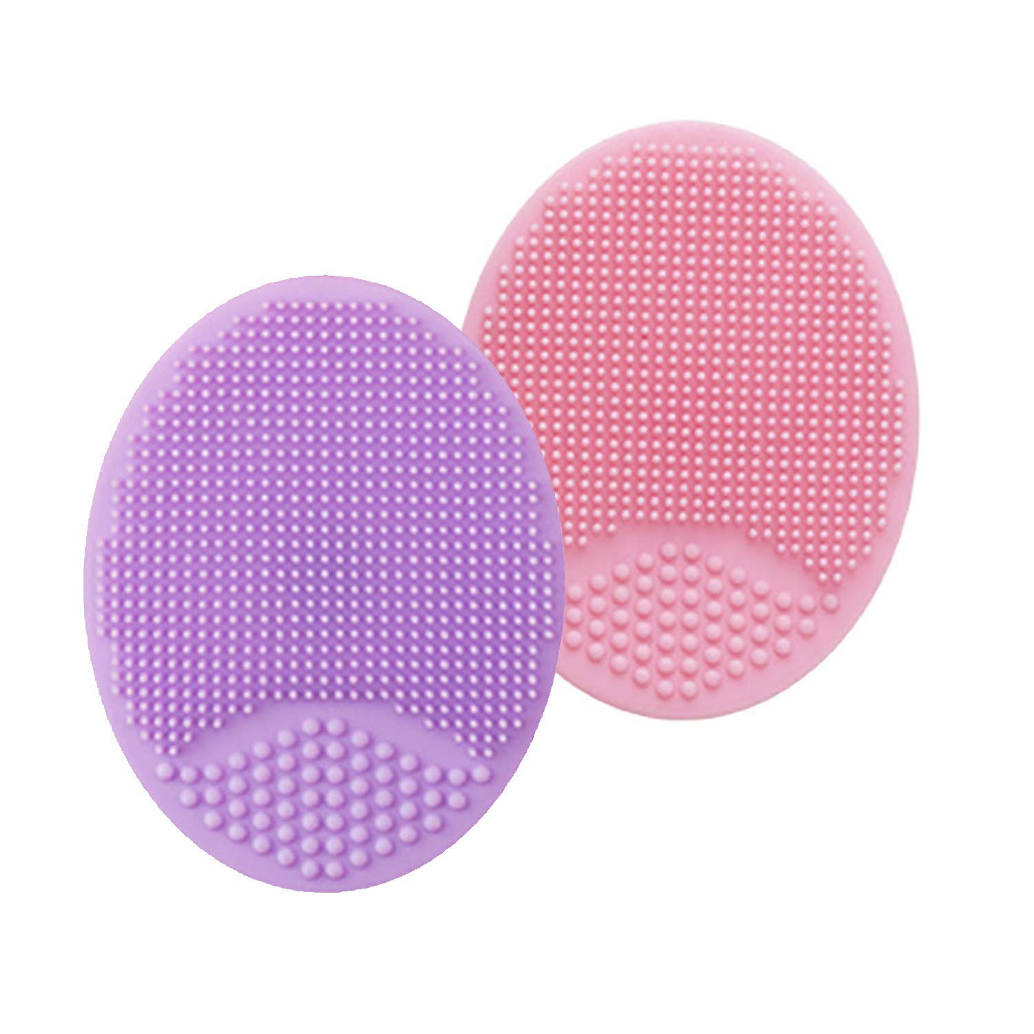 Authentic Store Facial Cleansing Brush,Soft Silicone Face Scrubber,Facial Exfoliation Scrub for Massage Pore Cleansing Blackhead Removing Deep Scru