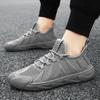 Spring  Men's Lightweight Flying Mesh Shoes Fitness Shoes Anti-slip Wear Breathable Running Shoes Sports Casual Shoes
