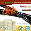 Flame Retardant PA66 Nylon Corrugated Pipe - Fireproof, UV & Wear Resistant Flexible Outdoor Cable Hose (AD21.2)