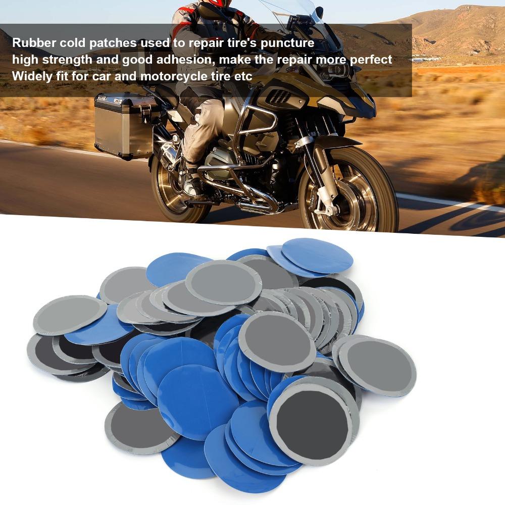 80PCS/36PCS 58mm / 2.3in Round Tire Patch Rubber Tubeless Tire Patch  Car/Truck/Motorcycle