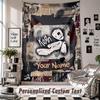 Wall Hanging Tapestry With Custom Name & Text, Korn Decorative Tapestry For Bedroom