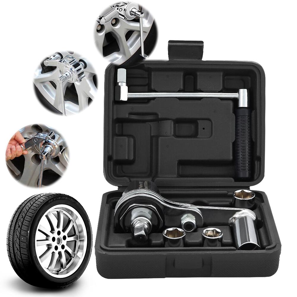 Lug Nut Remover with 17mm/19mm/21mm Sockets Heavy Duty Labor-Saving Nut Disassembly Tool Torsional Torque Multiplier Nut Remover