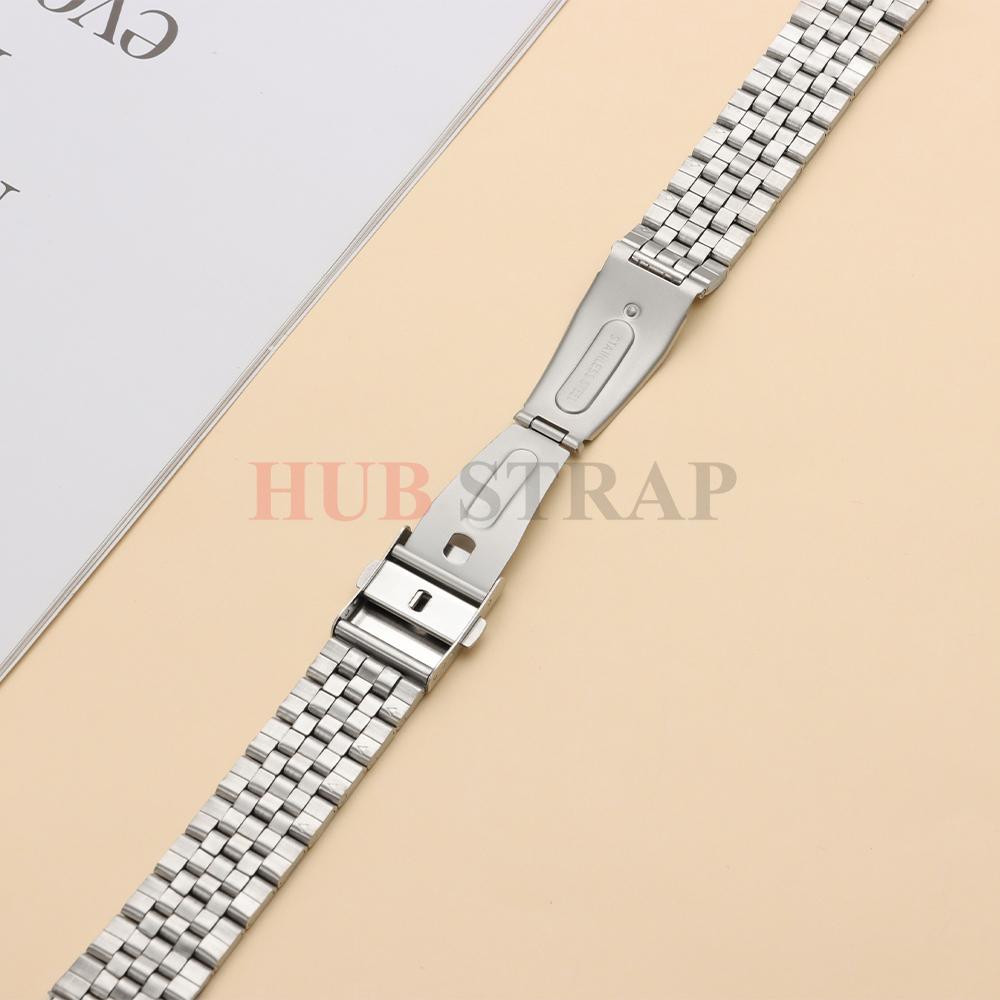 20mm 22mm Edelstahlarmband Mode Silber Neu Smart Universelles Uhrenarmband für Damen Herren Uhrenarmbänder Correas Uhrenzubehör