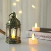 European Retro Plastic Style Portable Electronic Wax Stand for Home and Restaurant Holiday Decoration