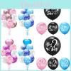Elegant Baby Gender Reveal Party Decoration Latex Sequin Balloons Set For Heartwarming Events