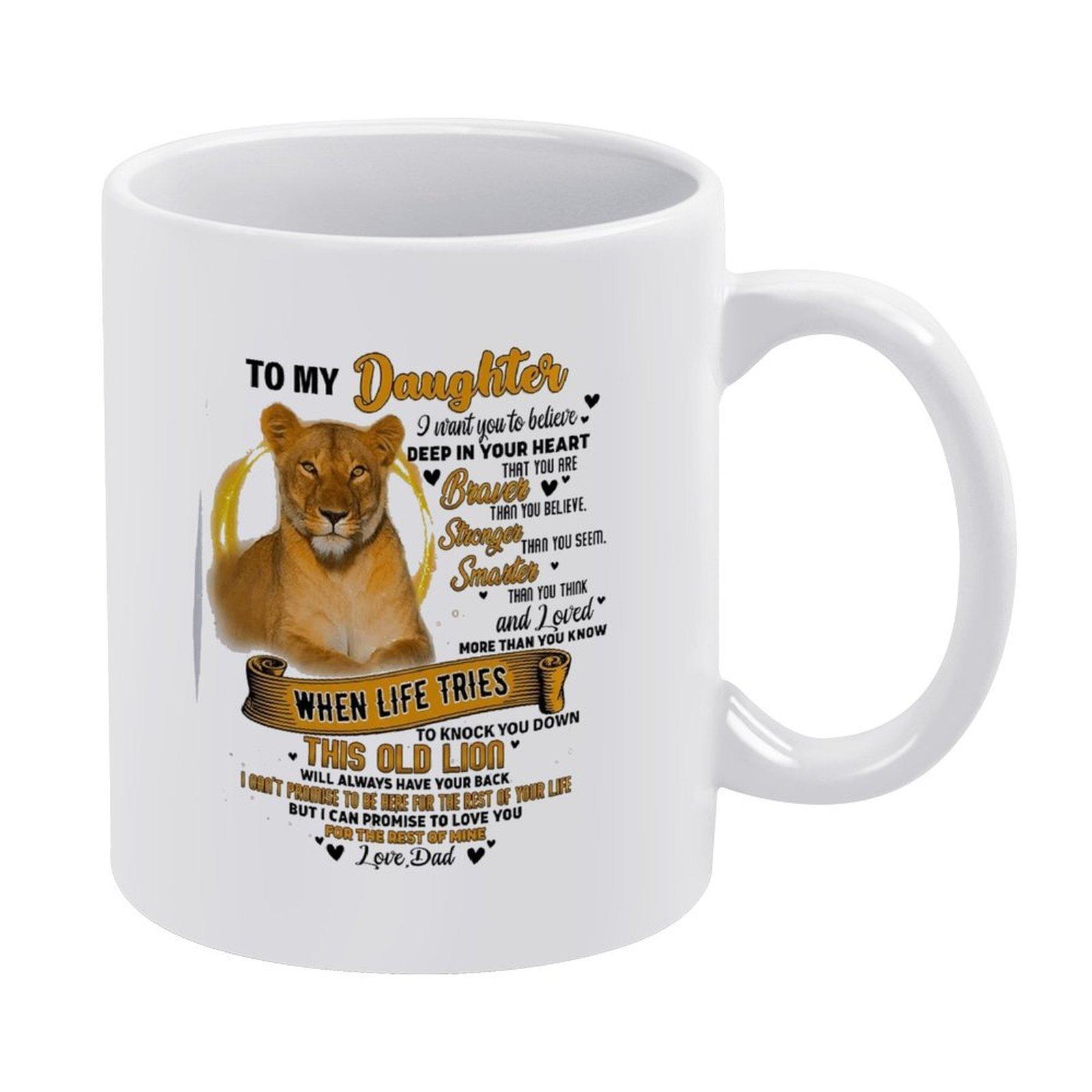 

1 шт. 11 унций Белая керамическая кружка, Двусторонняя печать, Гладкий край, Удобная ручка, Идеальный подарок для ежедневного питья для друзей и коллег белый