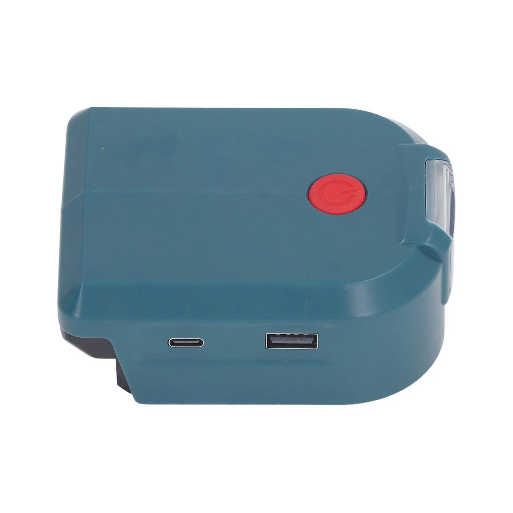 Akkupadapter mit 18W PD3.0 Typ C und 5V 2.1A USB Ausgangsports und LED-Licht für Bosch 14.4?18V