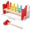 Pounding Toy Mallet Hammering Pounding Toy Simulation Montessori Nail Screw Games  Kids Gifts