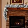 PVC Pine Leaf Rattan Strip White Snow Cedar Velvet Rattan Christmas Tree Decoration  Christmas Day