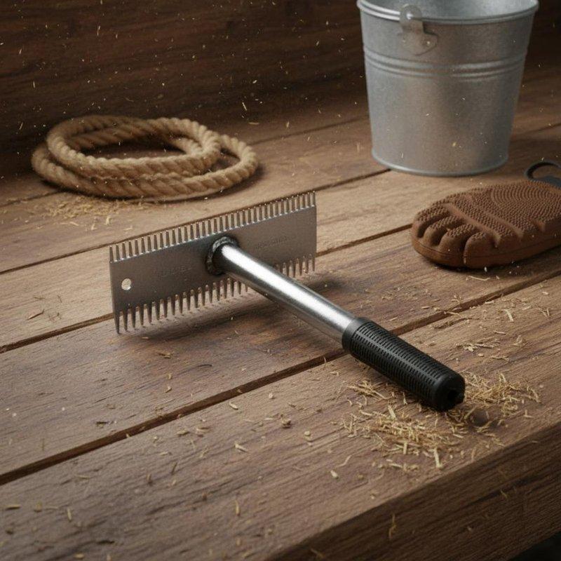 Double-Sided Cattle Brush Long and Short Hair Use Serrated Livestock Curry Comb Livestock Scratch Brush Thickened Material