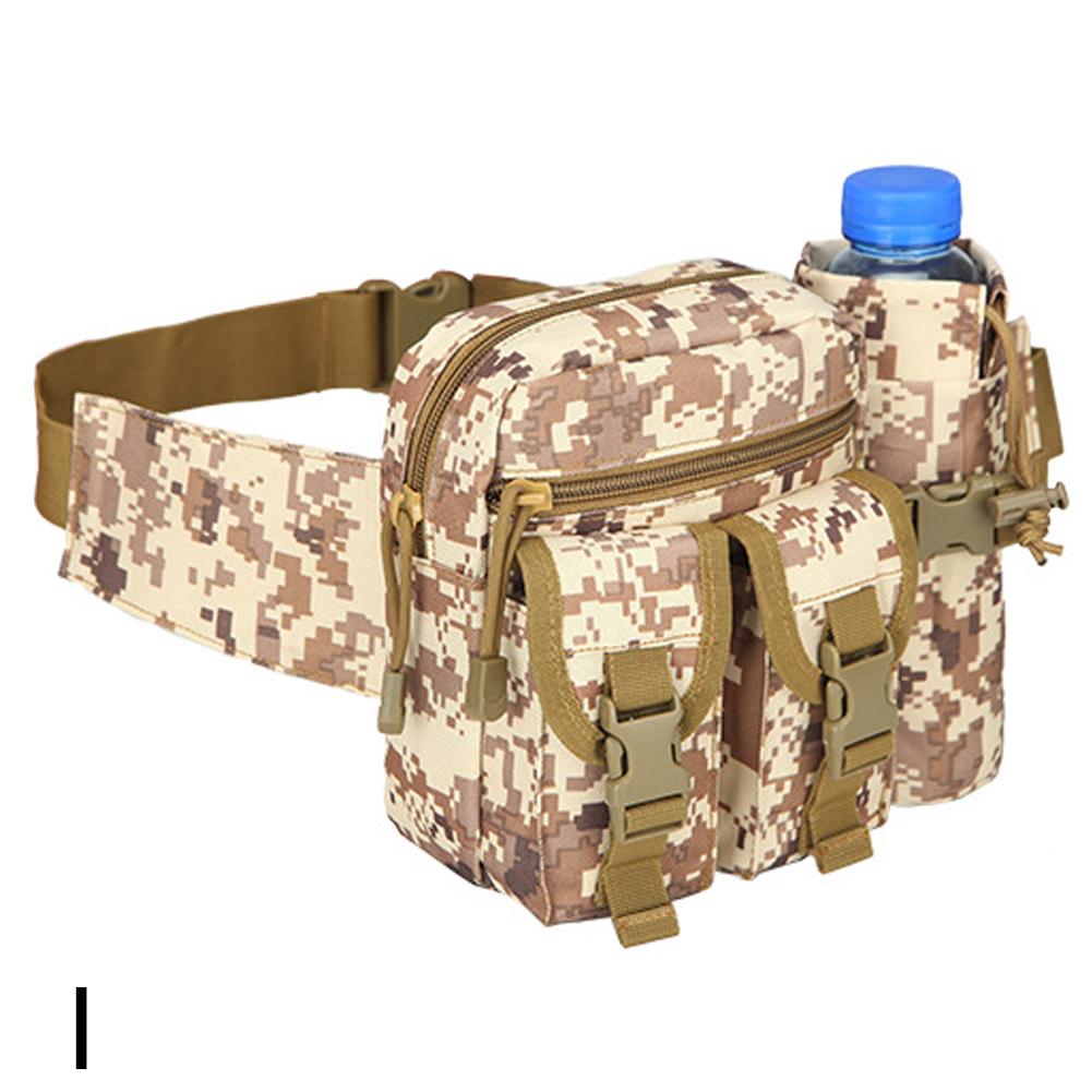 Tactical Waist Bag for Men Waterproof Nylon Chest Bag Hiking Waist Pack with Adjustable Shoulder Strap for Outdoor Camping Sport