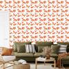 Wallpaper Cheerful Sleeping Foxes for Living Room and Bedroom 50x1000