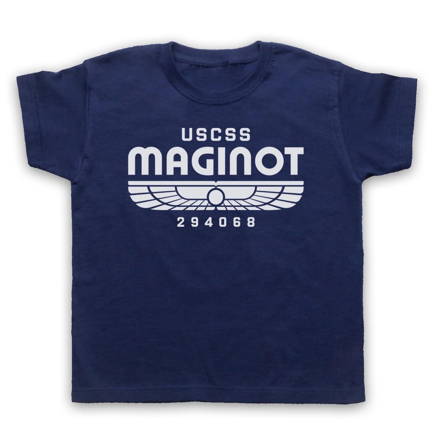 Maginot Alien Space Ship USCSS Sci Fi Earth Childrens Kids T-shirt All Cols 130