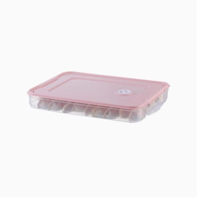 

dumpling forming machine Home Food Grade Dumplings, Chaotic Freezing Refrigerator, Egg Preservation Storage Multi-layer with Lid розовый