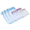 Sealing Zipper Bag Reusable Portable Food Saver Storage Bags Snack Zip Lock Bags(#3 3pcs L 4pcs m 3pcs S )