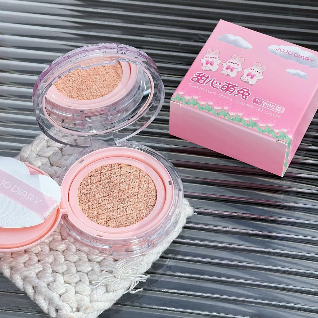 JOJO DIARY Moisturizing Concealer BB Air Cushion Cream atural Long-lasting Makeup Holding Water Resistant Cream Skin Foundation