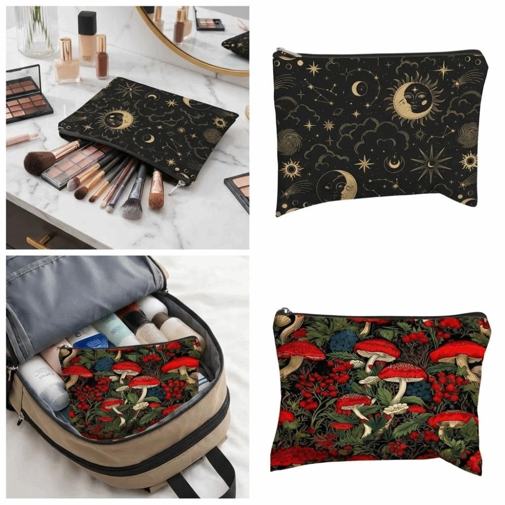 Trendy Storage Bag Moon Coin Purse New Makeup Bag  Student Use