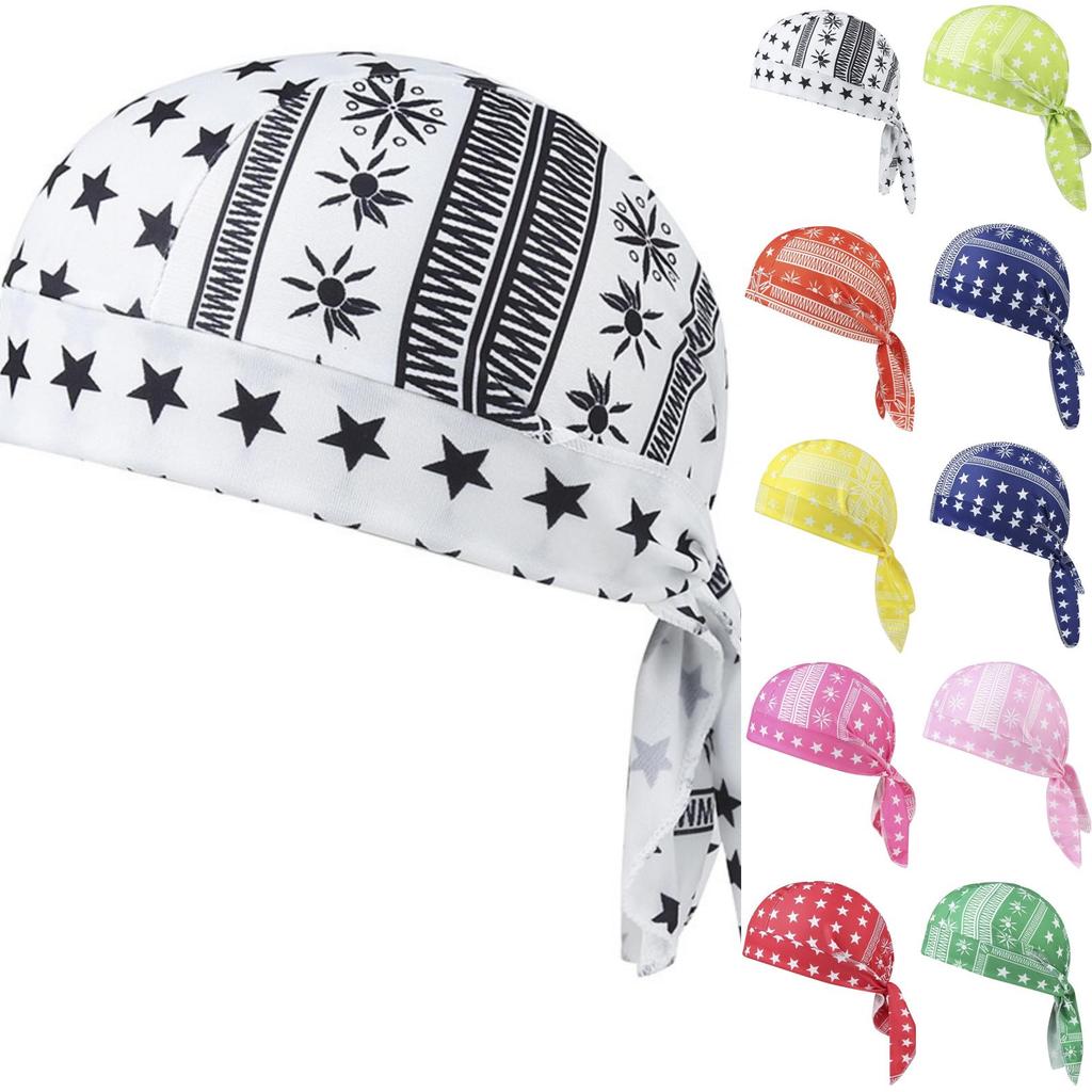 Bandana da Ciclista per Esterno, Fascia per la Testa Leggera e Traspirante, Berretto a Teschio per Sport, Danza e Attività Streetwear