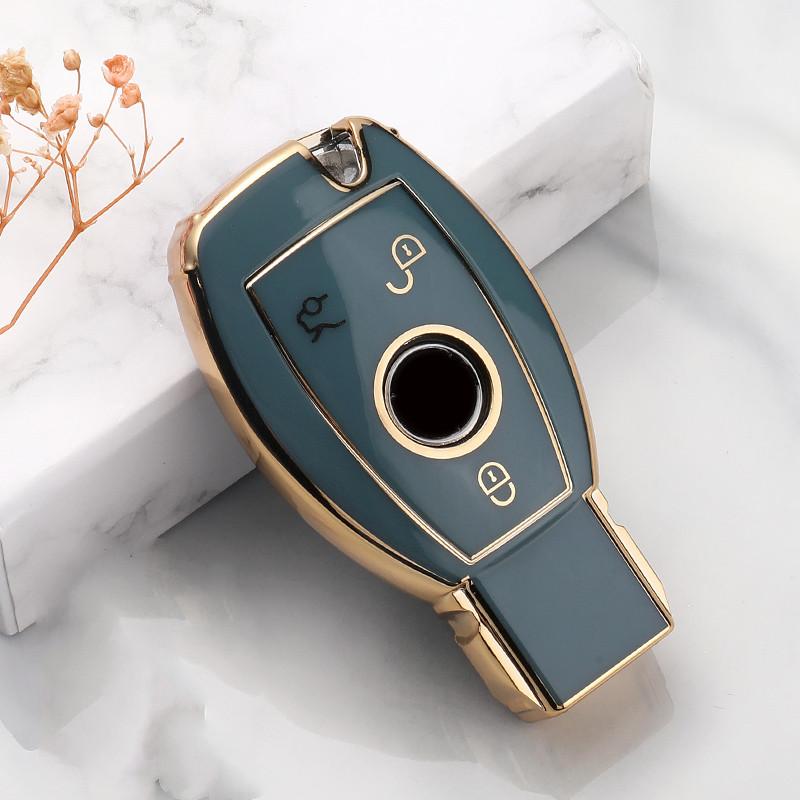 

Чехол для ключей от автомобиля, сумка для ключей для Mercedes Benz ABCS Class AMG GLA CLA GLC W176 W221 W204 W205, держатель для аксессуаров, брелок в виде ракушки