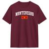 Harajuku T Shirt Beach Montenegro Flag Hippie Tshirts 100 Cotton Tee Shirt For Unisexs Y2k Funny Short Sleeve Tops