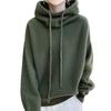 Pile neck sweater women's 2026 winter new solid color loose thick knitted sweater top trendy bottoming shirt women's autumn and winter
