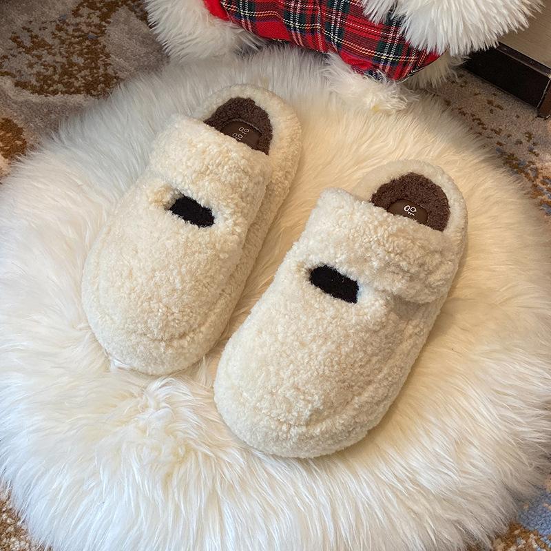 Neue Baumwollschuhe und Hausschuhe mit dicker Sohle, höhenvergrößernd, modisch und lässig für vielseitige Frauen