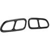 2pcs Exhaust Tip Trim Frame Quad Outlet Replacement for MercedesBenz CLA SLK R172 SL R231