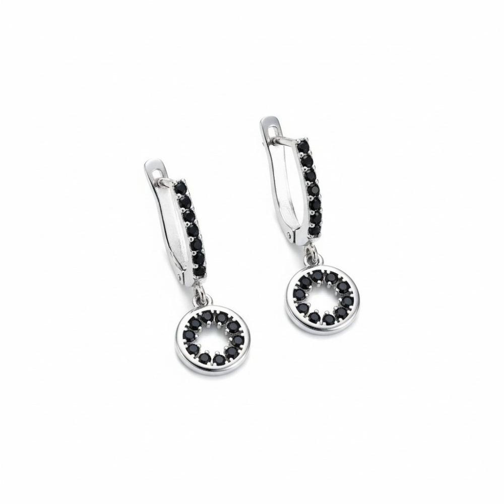 Black Awn Black Exquisite Drop Earrings for Women