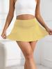 Women's Versatile Summer Casual Skirt: Age-Reducing, Waist-Gathering, Pocketed Lazy Style